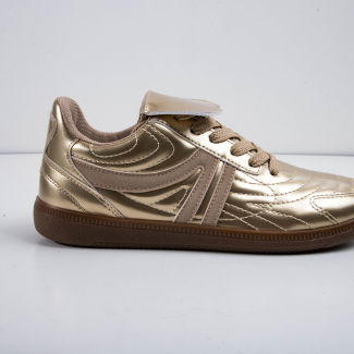 Lady's smooth surface style casual shoes
