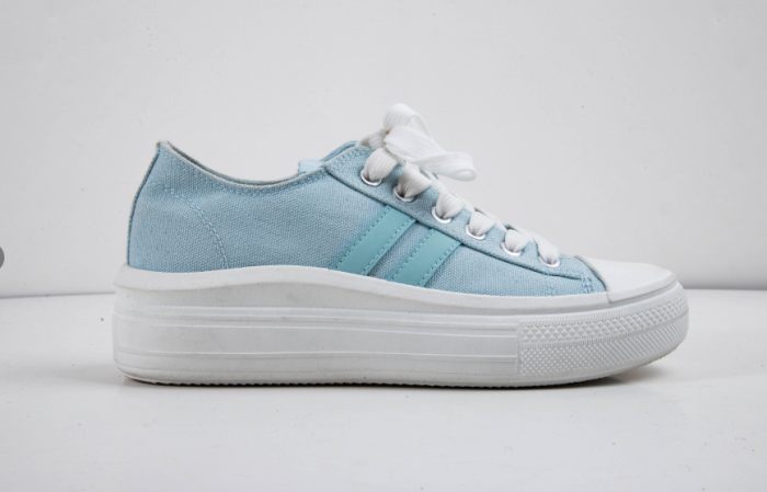 Ladies' fresh and elegant fashion canvas shoes